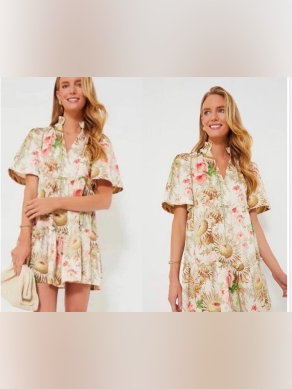 Tuckernuck Sun Faded Floral Crawford Mini Dress.